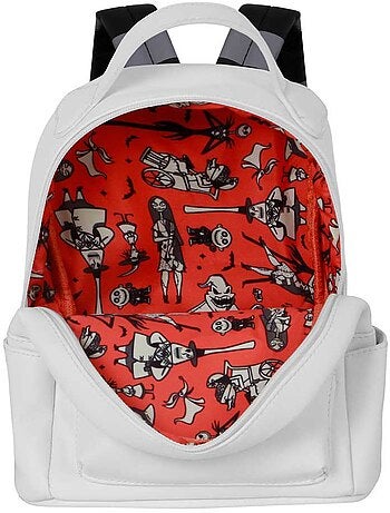 Disney pesadilla antes de navidad bone mochila heady pequeña, blanco