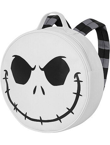 Disney Pesadilla Antes de Navidad Bone Mochila Redonda, Blanco