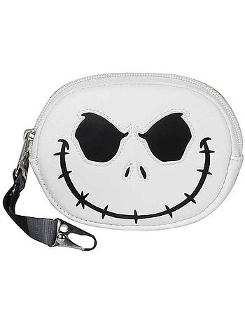 Disney Pesadilla Antes de Navidad Bone Monedero Pill, Blanco