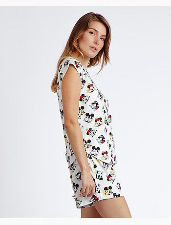 DISNEY Pijama Manga Caída Attitude is Everything para Mujer