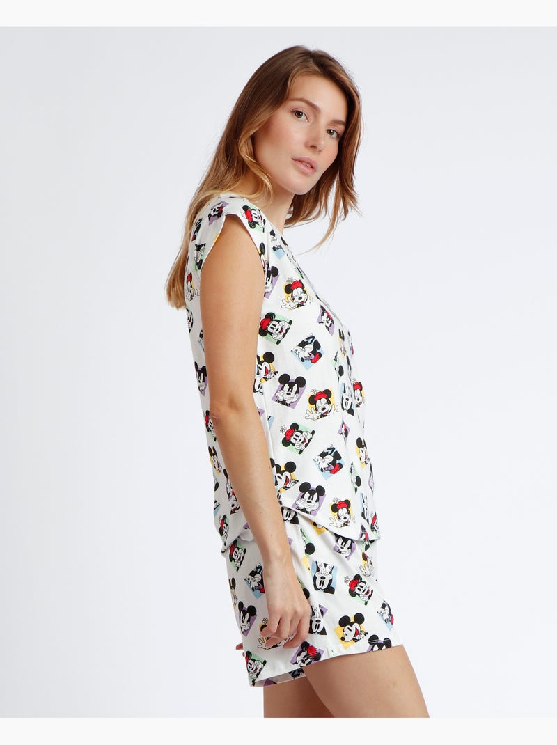 DISNEY Pijama Manga Caída Attitude is Everything para Mujer Crudo - Kiabi