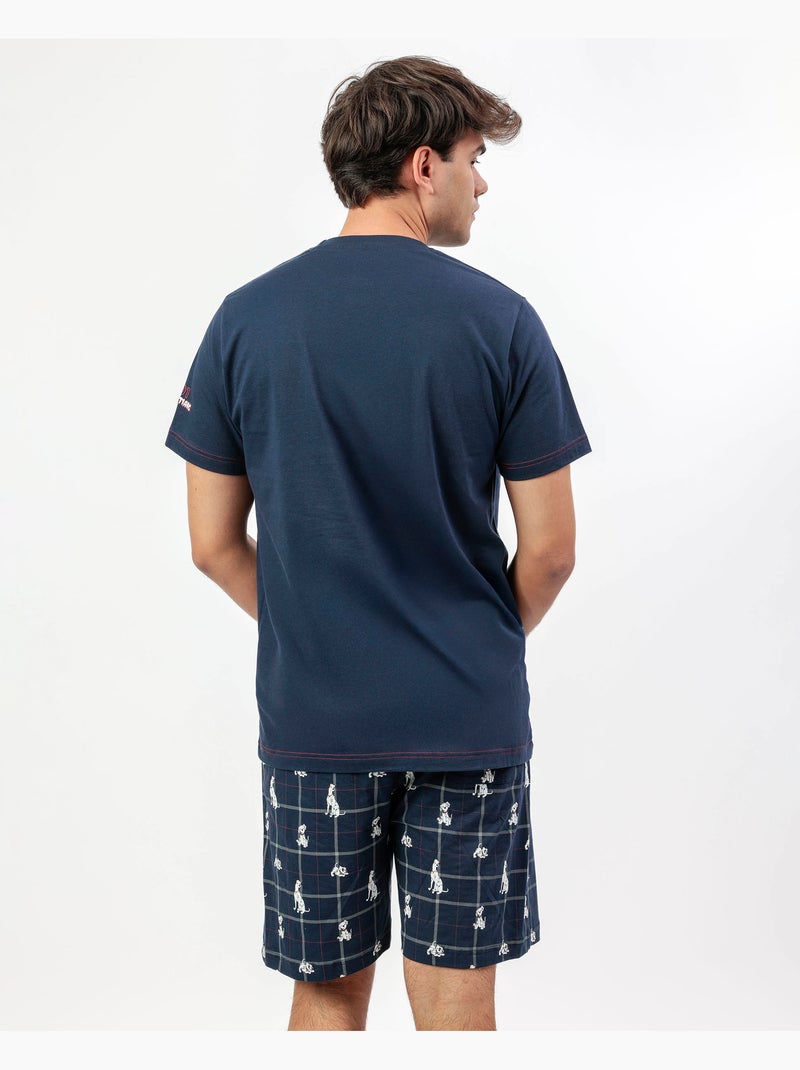 DISNEY Pijama Manga Corta 101 Reasons para Hombre Azul marino - Kiabi