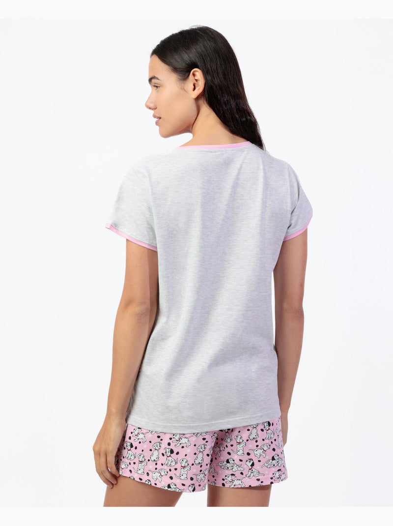 DISNEY Pijama Manga Corta 101 Reasons para Mujer Gris jaspeado - Kiabi