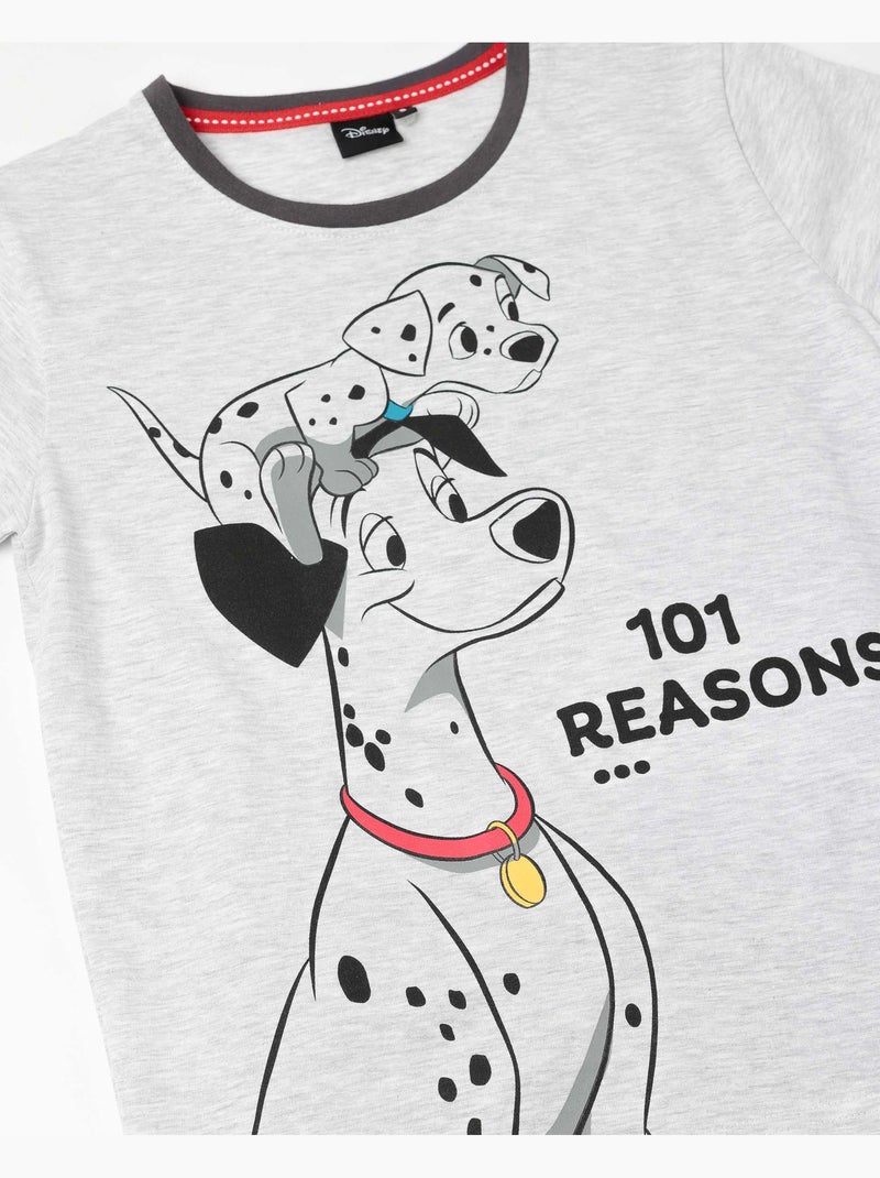 DISNEY Pijama Manga Corta 101 Reasons para Niño Gris jaspeado - Kiabi