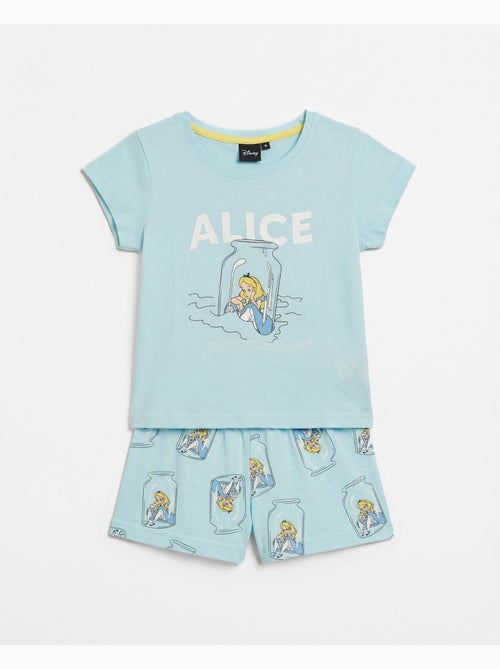 DISNEY Pijama Manga Corta Blue Alice para Niña - Kiabi