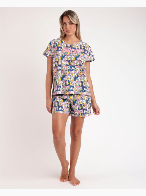 DISNEY Pijama Manga Corta Daisy Poses para Mujer - Kiabi DISNEY Pijama Manga Corta Daisy Poses para Mujer - Kiabi