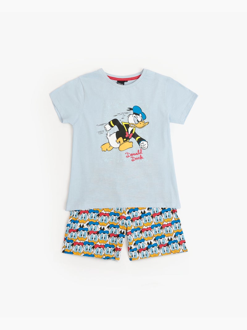 DISNEY Pijama Manga Corta Donald Vintage para Niño Azul - Kiabi