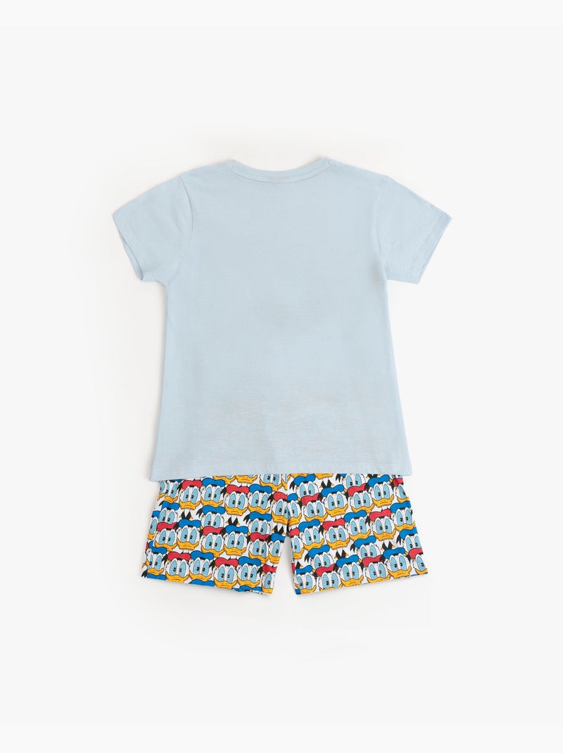 DISNEY Pijama Manga Corta Donald Vintage para Niño Azul - Kiabi