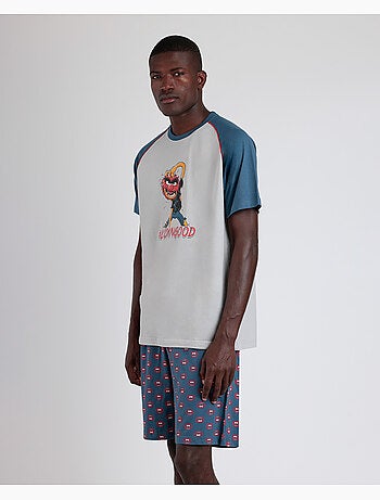 DISNEY Pijama Manga Corta Generals para Hombre