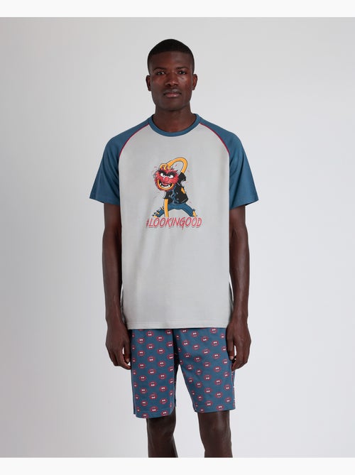 DISNEY Pijama Manga Corta Generals para Hombre - Kiabi DISNEY Pijama Manga Corta Generals para Hombre - Kiabi