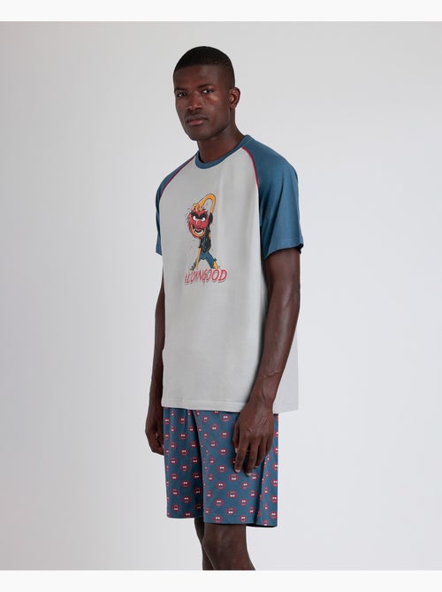 DISNEY Pijama Manga Corta Generals para Hombre - Kiabi DISNEY Pijama Manga Corta Generals para Hombre - Kiabi