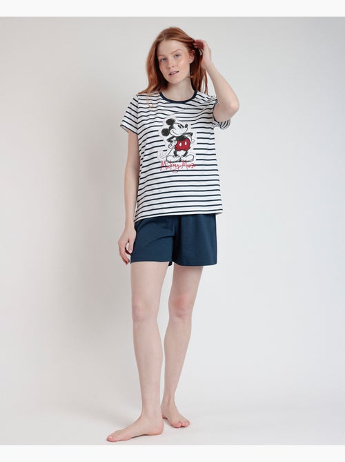 DISNEY Pijama Manga Corta Generals para Mujer - Kiabi DISNEY Pijama Manga Corta Generals para Mujer - Kiabi