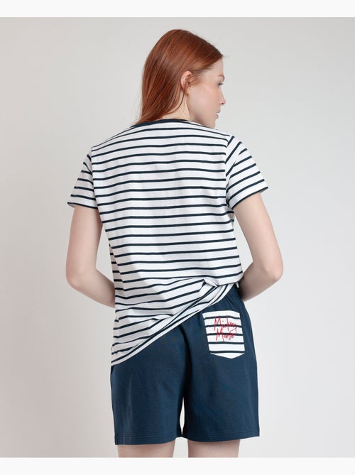 DISNEY Pijama Manga Corta Generals para Mujer - Kiabi DISNEY Pijama Manga Corta Generals para Mujer - Kiabi