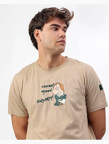 DISNEY Pijama Manga Corta Grumpy Curent Mood para Hombre
