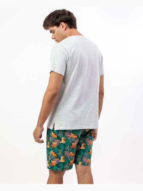 DISNEY Pijama Manga Corta Hakuna para Hombre - Kiabi DISNEY Pijama Manga Corta Hakuna para Hombre - Kiabi