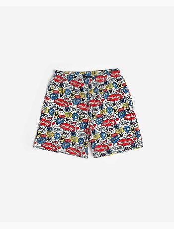 DISNEY Pijama Manga Corta Hey Mickey para Niño