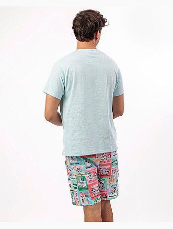 DISNEY Pijama Manga Corta Holiday Vibes para Hombre