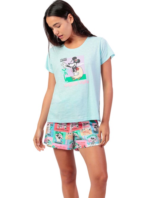 DISNEY Pijama Manga Corta Holiday Vibes para Mujer - Kiabi