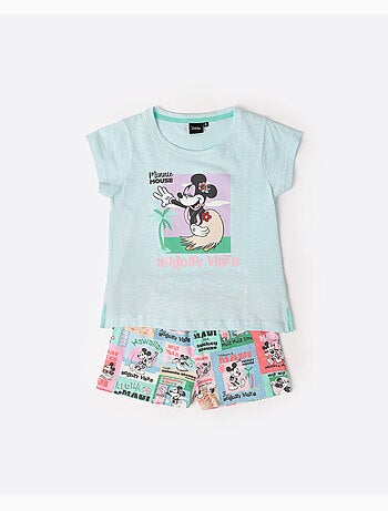 DISNEY Pijama Manga Corta Holiday Vibes para Niña