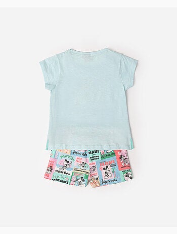 DISNEY Pijama Manga Corta Holiday Vibes para Niña