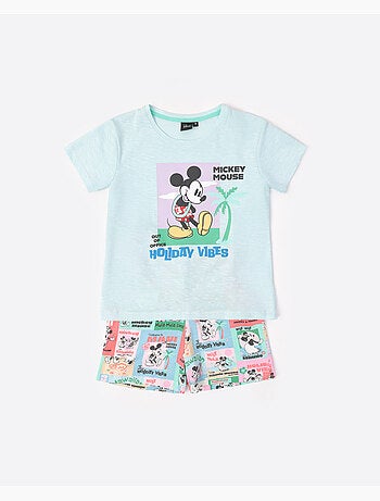 DISNEY Pijama Manga Corta Holiday Vibes para Niño