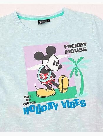 DISNEY Pijama Manga Corta Holiday Vibes para Niño