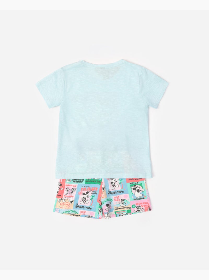 DISNEY Pijama Manga Corta Holiday Vibes para Niño Azul - Kiabi