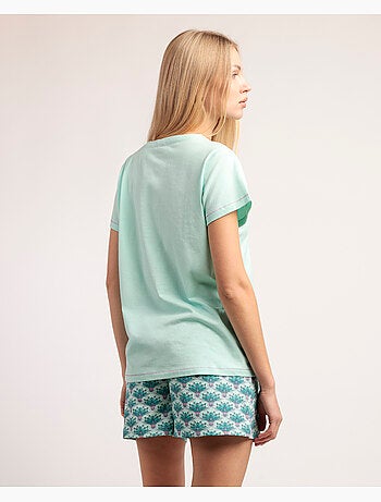 DISNEY Pijama Manga Corta Jasmine para Mujer