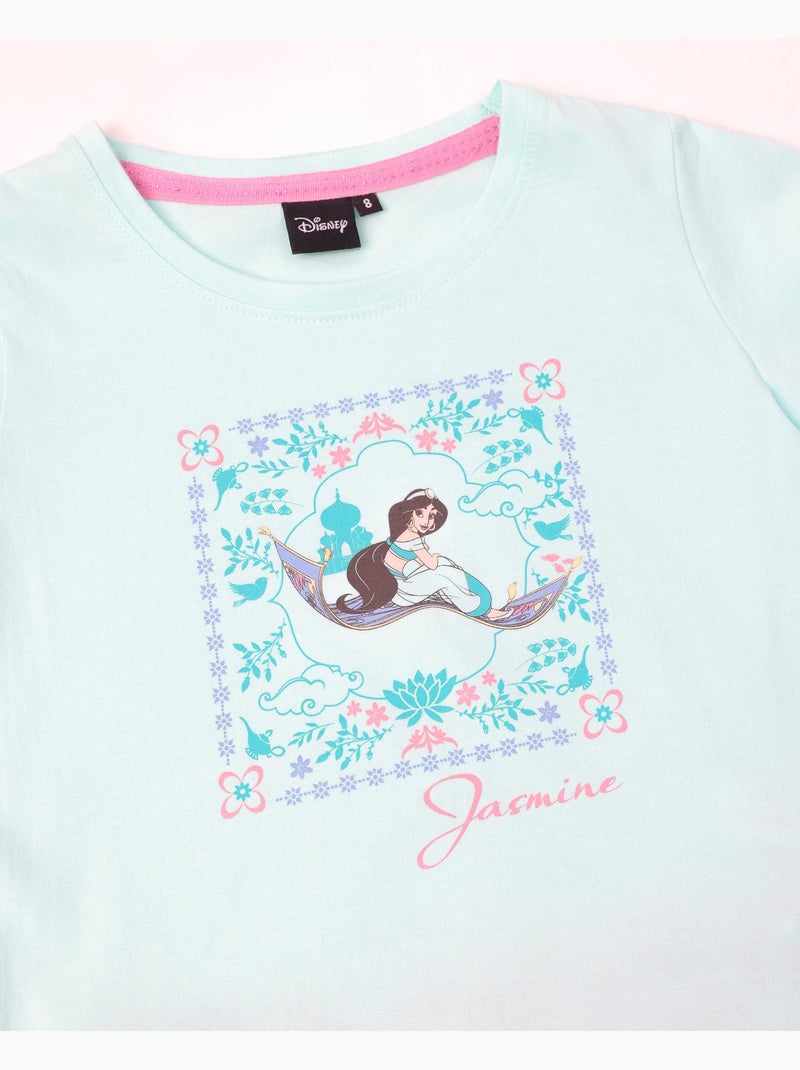 DISNEY Pijama Manga Corta Jasmine para Niña Azul agua - Kiabi