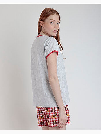 DISNEY Pijama Manga Corta Lady And The Tramp para Mujer