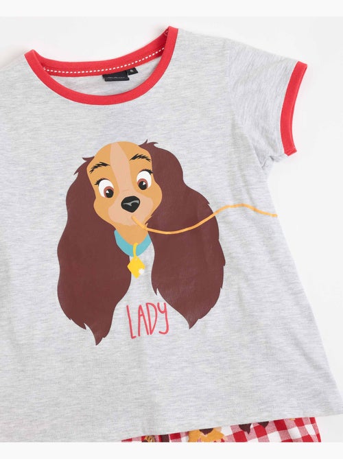 DISNEY Pijama Manga Corta Lady And The Tramp para Niña - Kiabi DISNEY Pijama Manga Corta Lady And The Tramp para Niña - Kiabi