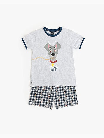 DISNEY Pijama Manga Corta Lady And The Tramp para Niño