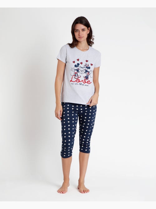 DISNEY Pijama Manga Corta Love is in the Air para Mujer - Kiabi DISNEY Pijama Manga Corta Love is in the Air para Mujer - Kiabi