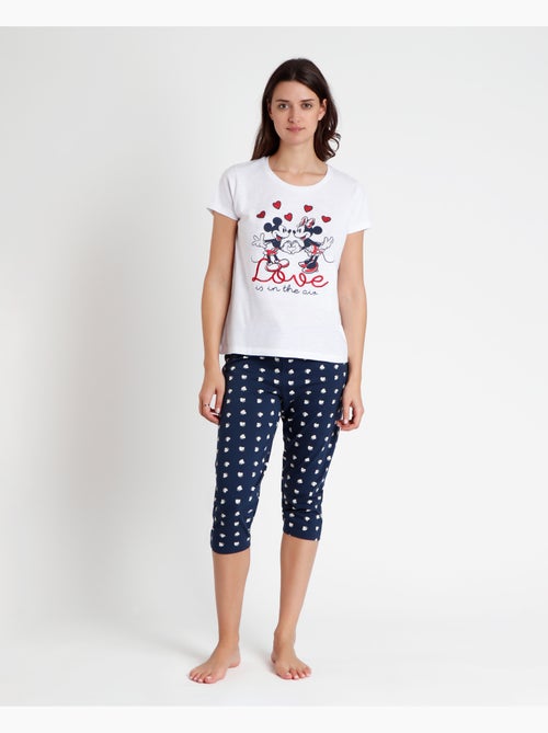 DISNEY Pijama Manga Corta Love is in the Air para Mujer - Kiabi DISNEY Pijama Manga Corta Love is in the Air para Mujer - Kiabi