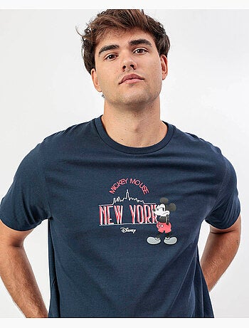 DISNEY Pijama Manga Corta Mickey New York para Hombre