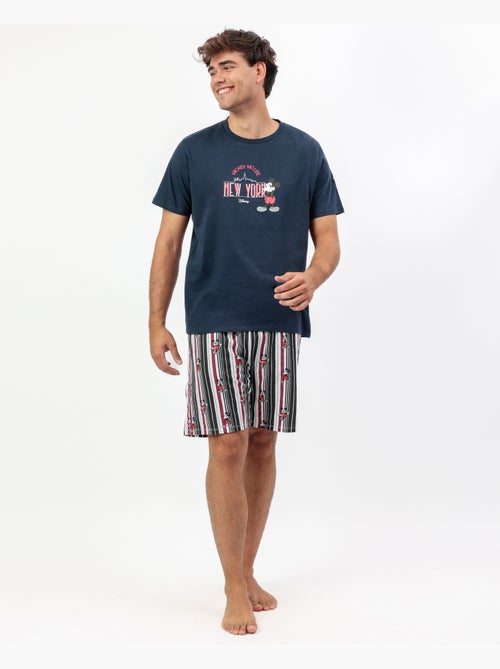 DISNEY Pijama Manga Corta Mickey New York para Hombre - Kiabi
