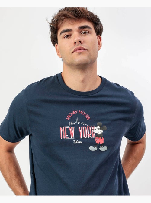 DISNEY Pijama Manga Corta Mickey New York para Hombre - Kiabi