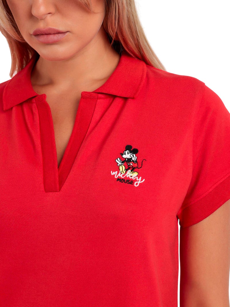 DISNEY Pijama Manga Corta Mickey Ny Summer para Mujer Rojo - Kiabi
