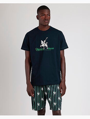 DISNEY Pijama Manga Corta Mickey Social Club para Hombre