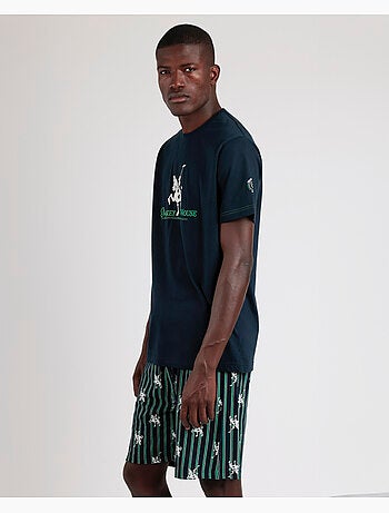 DISNEY Pijama Manga Corta Mickey Social Club para Hombre