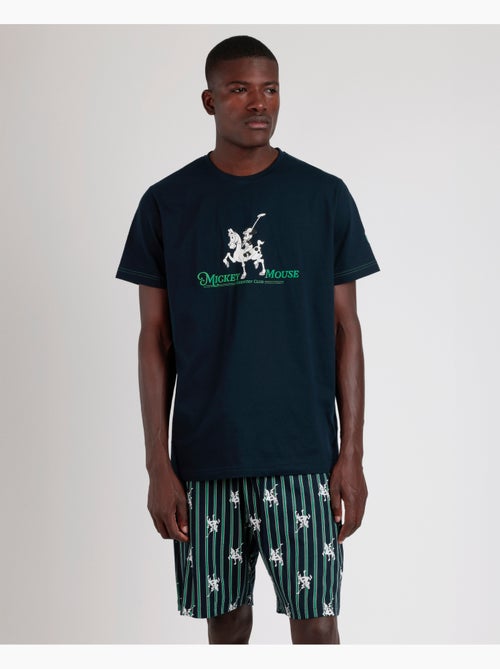 DISNEY Pijama Manga Corta Mickey Social Club para Hombre - Kiabi