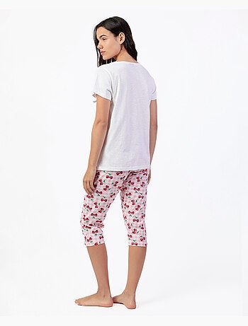 DISNEY Pijama Manga Corta Minnie Cherry para Mujer