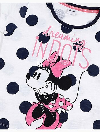 DISNEY Pijama Manga Corta Minnie Dots Navy para Niña