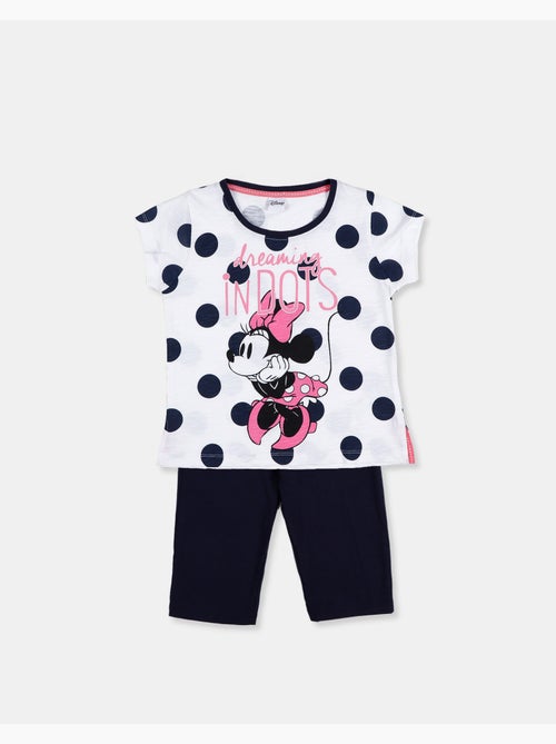 DISNEY Pijama Manga Corta Minnie Dots Navy para Niña - Kiabi DISNEY Pijama Manga Corta Minnie Dots Navy para Niña - Kiabi