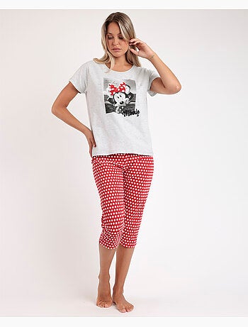 DISNEY Pijama Manga Corta Minnie Photo para Mujer