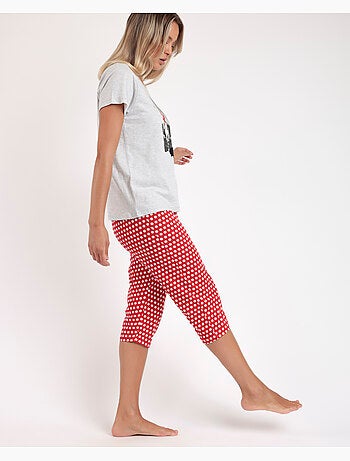 DISNEY Pijama Manga Corta Minnie Photo para Mujer