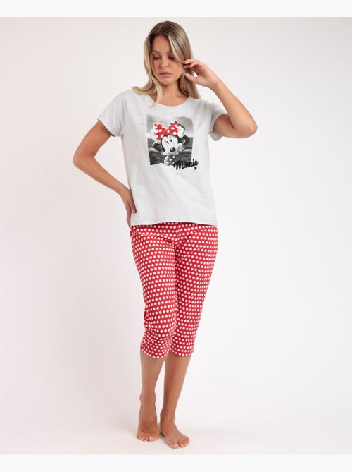DISNEY Pijama Manga Corta Minnie Photo para Mujer - Kiabi DISNEY Pijama Manga Corta Minnie Photo para Mujer - Kiabi
