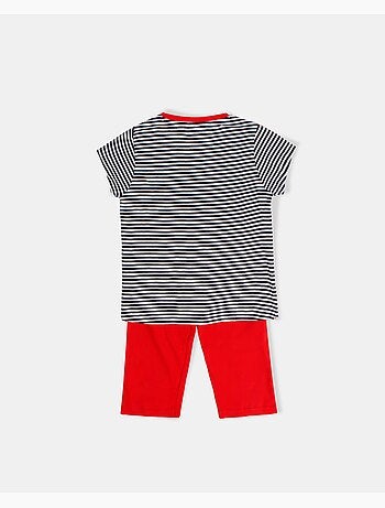 DISNEY Pijama Manga Corta Minnie Sailor para Niña