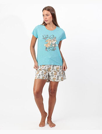 DISNEY Pijama Manga Corta No Bunny Like You para Mujer