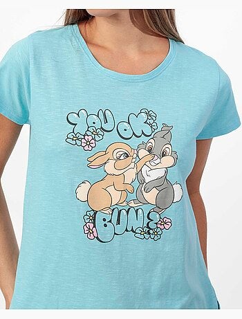 DISNEY Pijama Manga Corta No Bunny Like You para Mujer